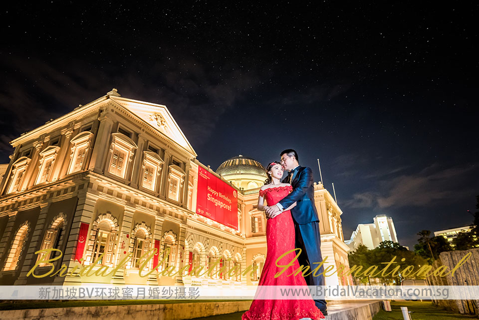 新加坡BV环球 国家博物馆婚纱照