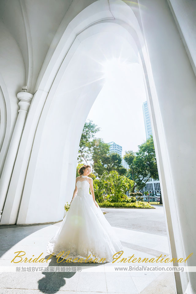 新加坡BV环球 圣安德烈教堂婚纱照
