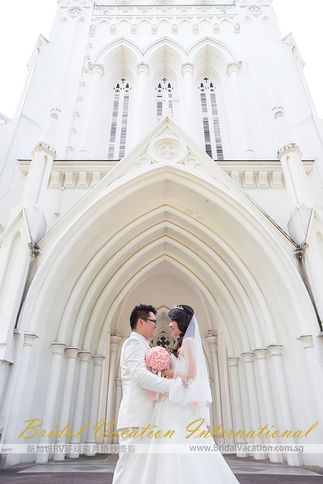 新加坡BV环球 圣安德烈教堂婚纱照