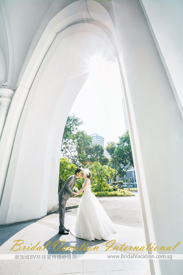 新加坡BV环球 圣安德烈教堂婚纱照