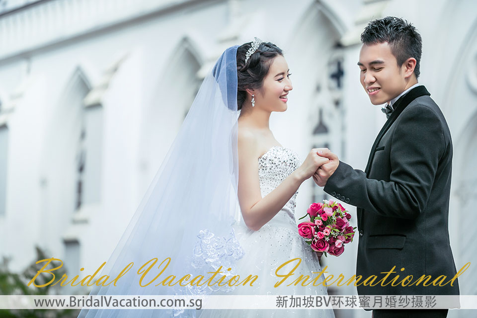 新加坡BV环球 圣安德烈教堂婚纱照