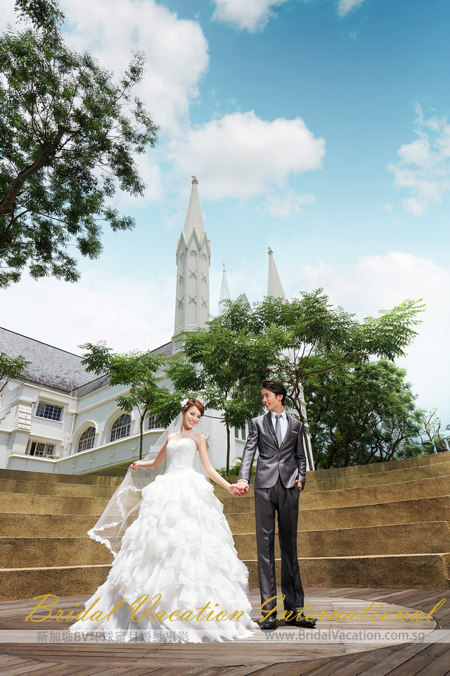 新加坡BV环球 圣安德烈教堂婚纱照