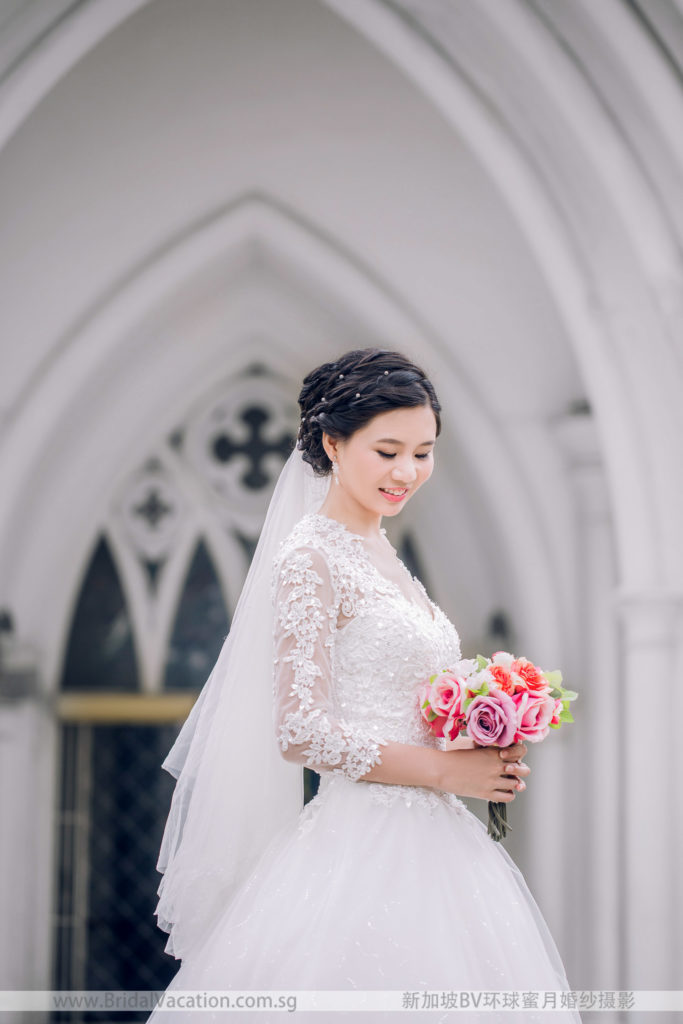 新加坡BV环球 圣安德烈教堂婚纱照
