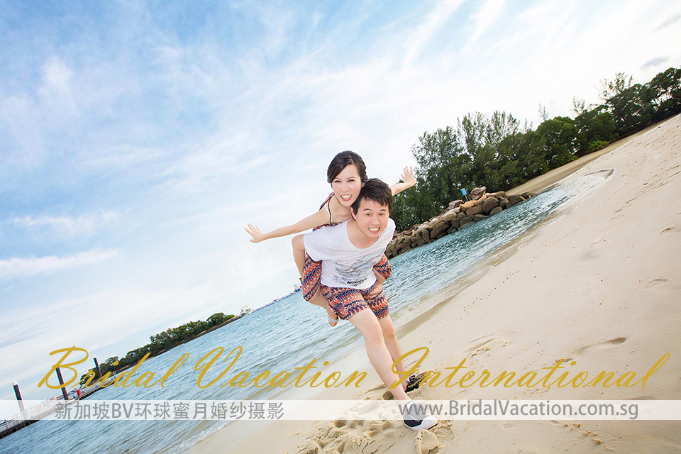 新加坡BV环球 圣淘沙婚纱照