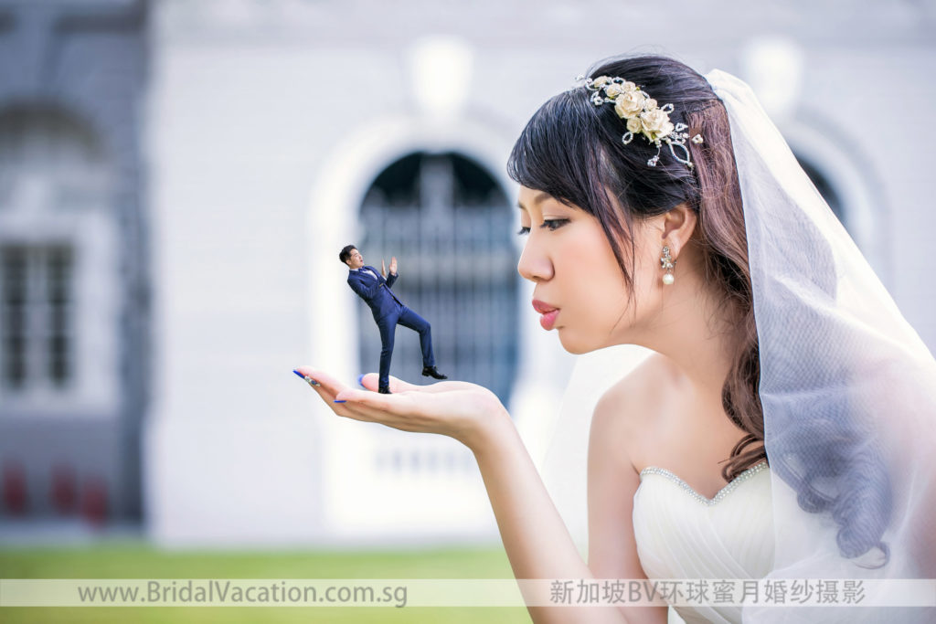 新加坡BV环球 大人物小人物婚纱照