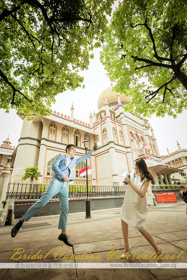 新加坡BV环球 旧回教皇宫婚纱照