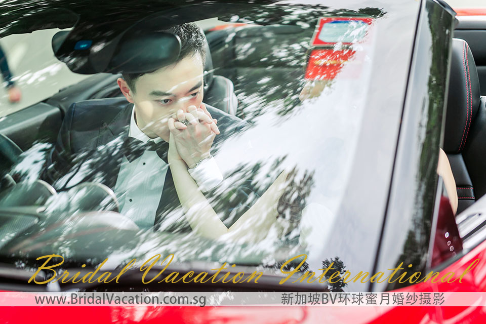 新加坡BV环球 法拉利婚纱照