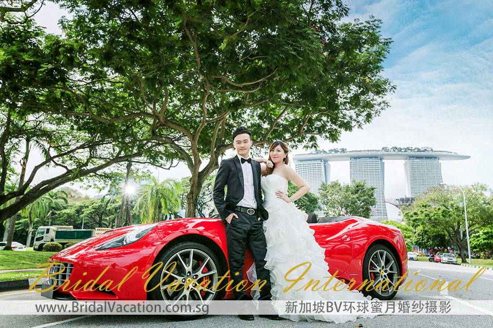 新加坡BV环球 法拉利婚纱照
