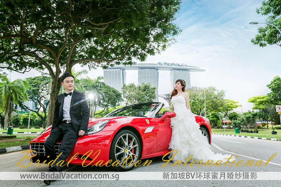 新加坡BV环球 法拉利婚纱照