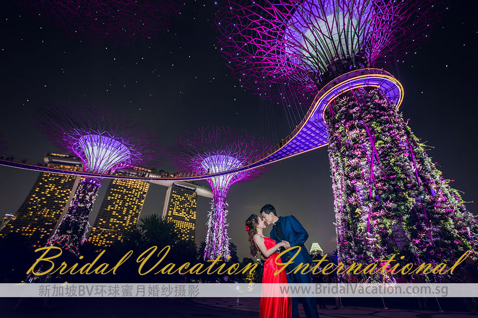 新加坡BV环球 滨海湾花园婚纱照