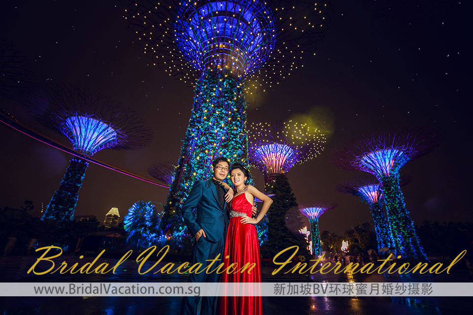 新加坡BV环球 滨海湾花园婚纱照