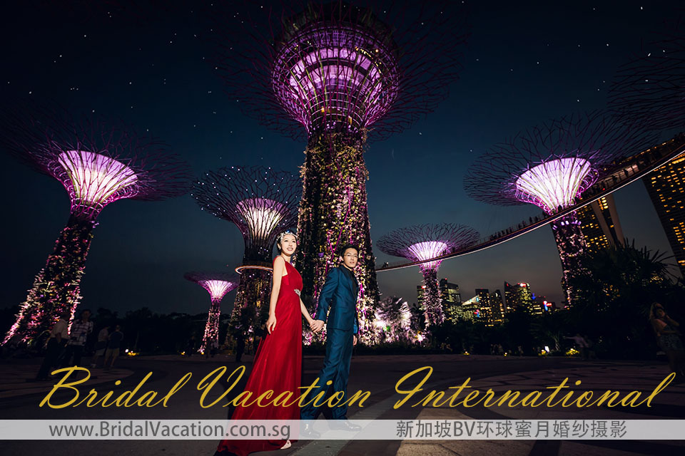 新加坡BV环球 滨海湾花园婚纱照