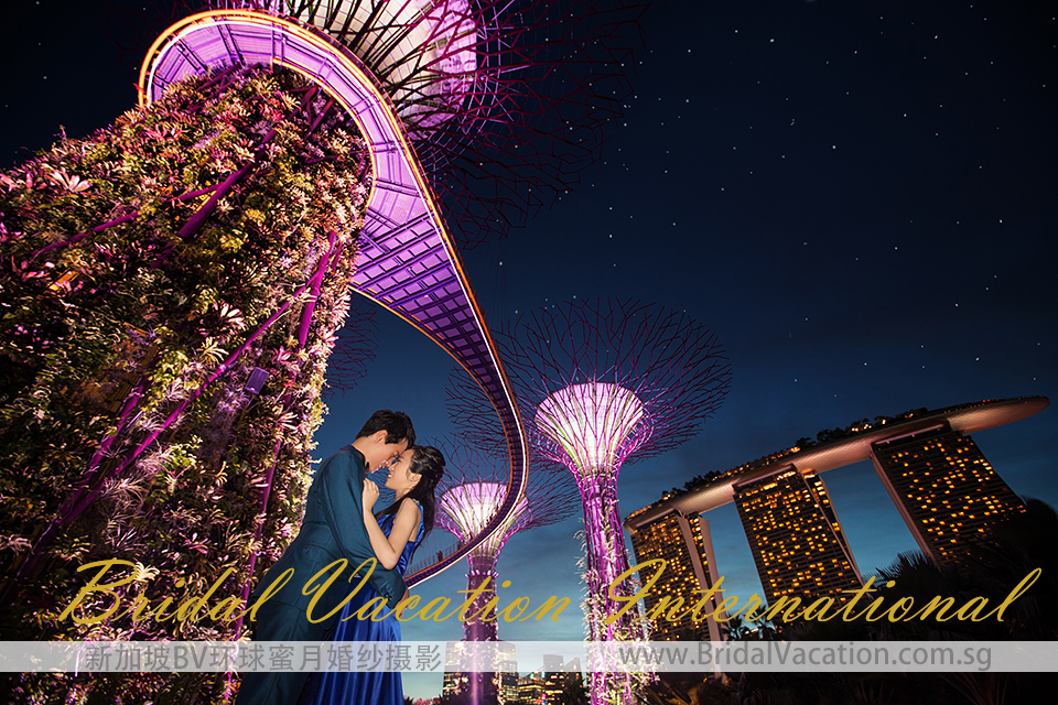 新加坡BV环球 滨海湾花园婚纱照