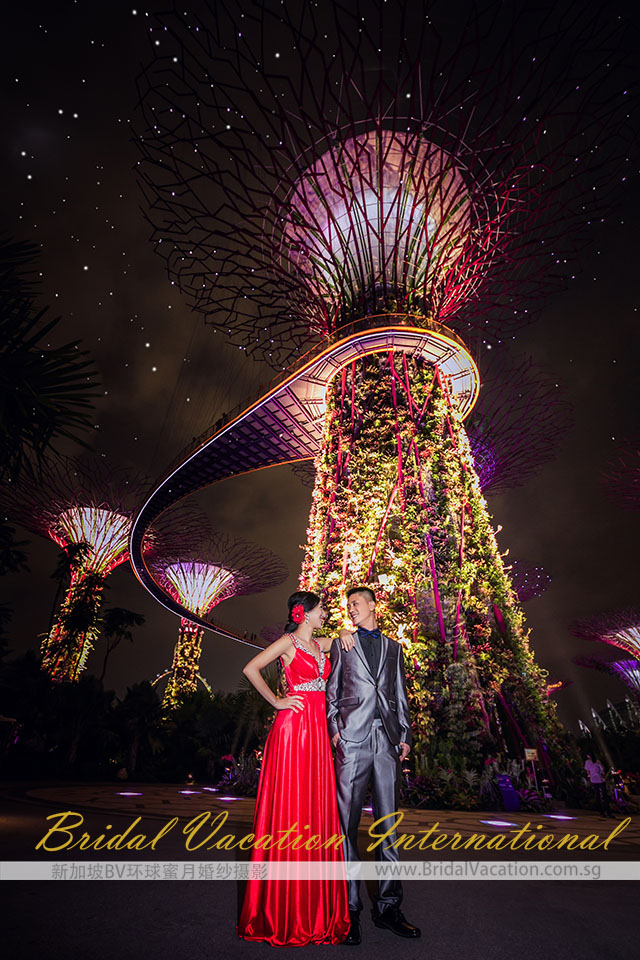 新加坡BV环球 滨海湾花园婚纱照