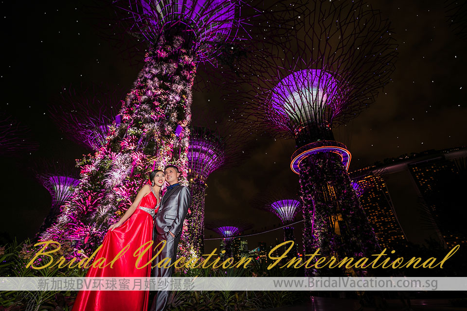 新加坡BV环球 滨海湾花园婚纱照