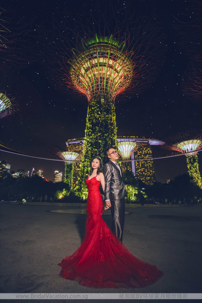 新加坡BV环球 滨海湾花园婚纱照