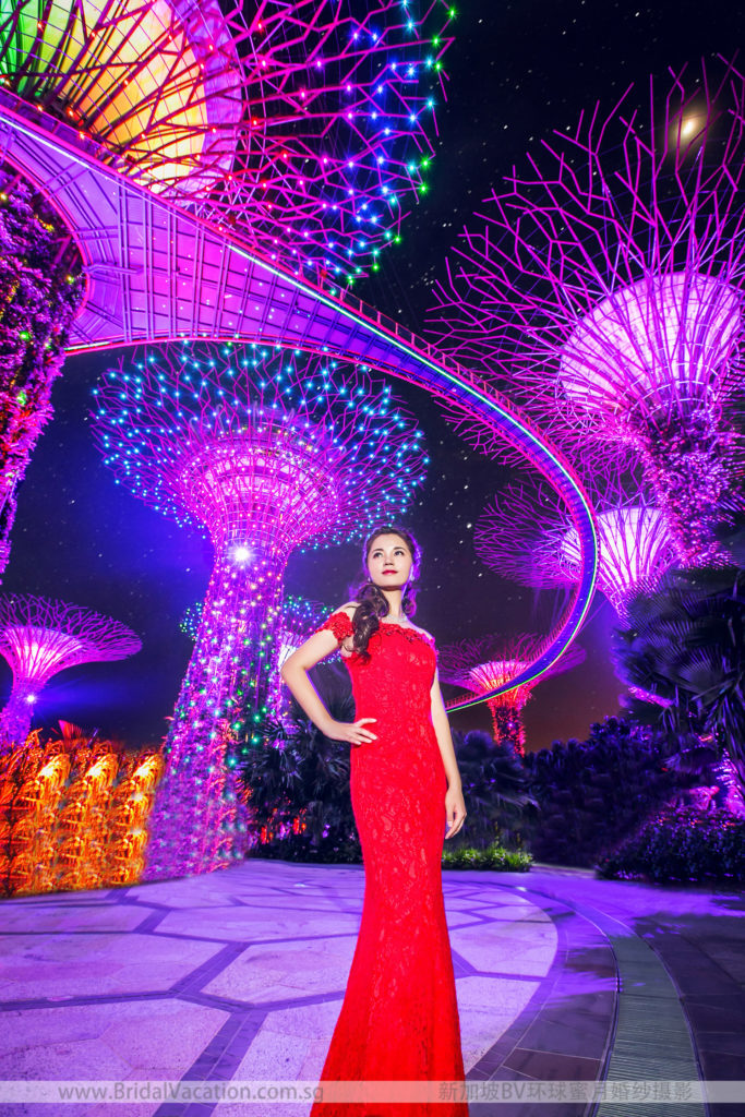 新加坡BV环球 滨海湾花园婚纱照
